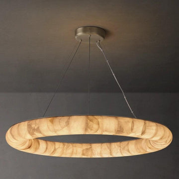 Rivage Lisse Round Chandelier 41″ - Grace Lamp