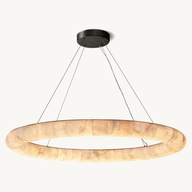 Rivage Lisse Round Chandelier 61″ - Grace Lamp