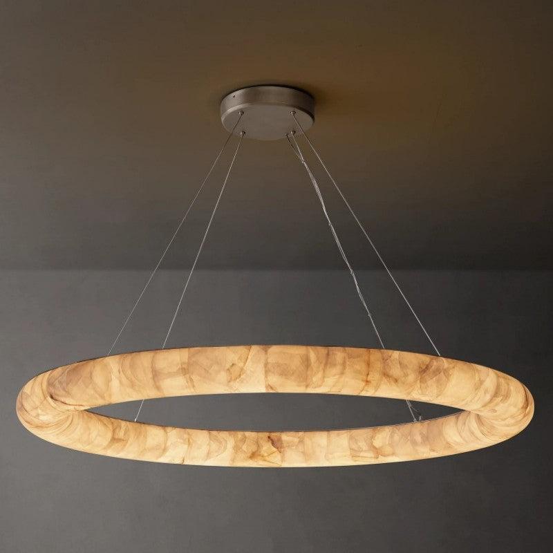 Rivage Lisse Round Chandelier 61″ - Grace Lamp