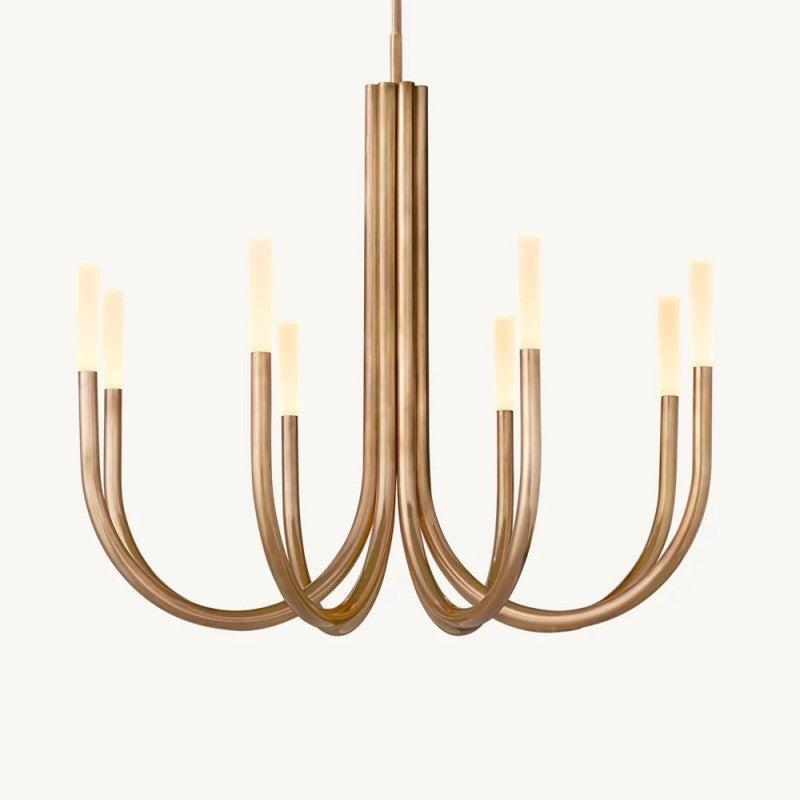 Rousseau Round Chandelier 38" - Grace Lamp