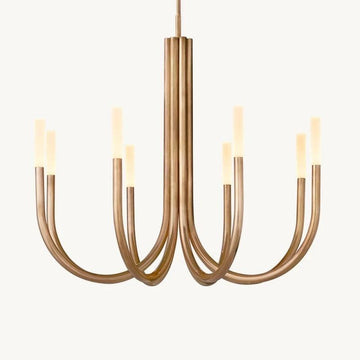 Rousseau Round Chandelier 38" - Grace Lamp