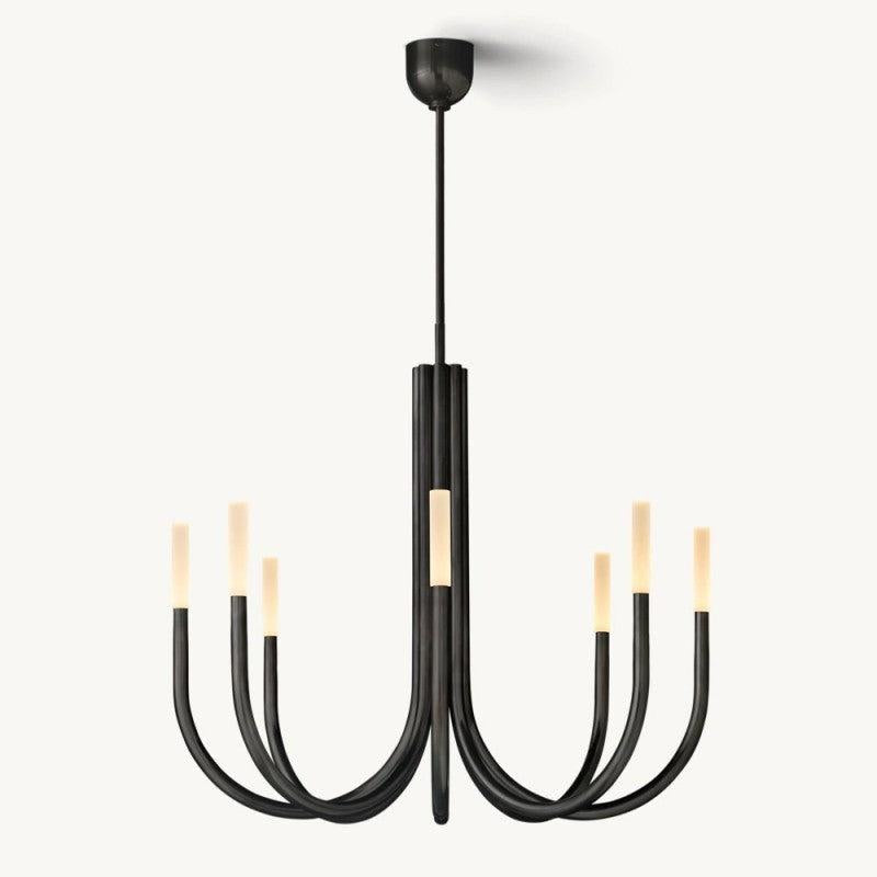 Rousseau Round Chandelier 38" - Grace Lamp