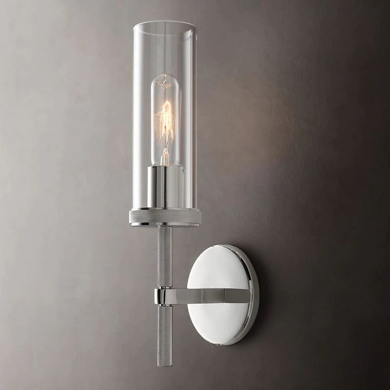 Roval Round Short Wall Sconce-Grace Lamp