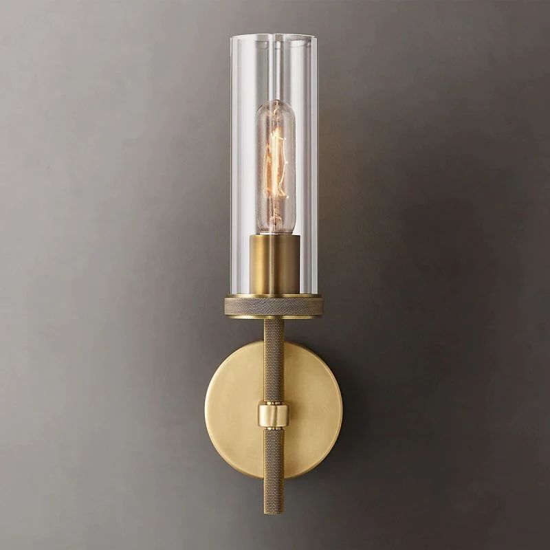 Roval Round Short Wall Sconce-Grace Lamp