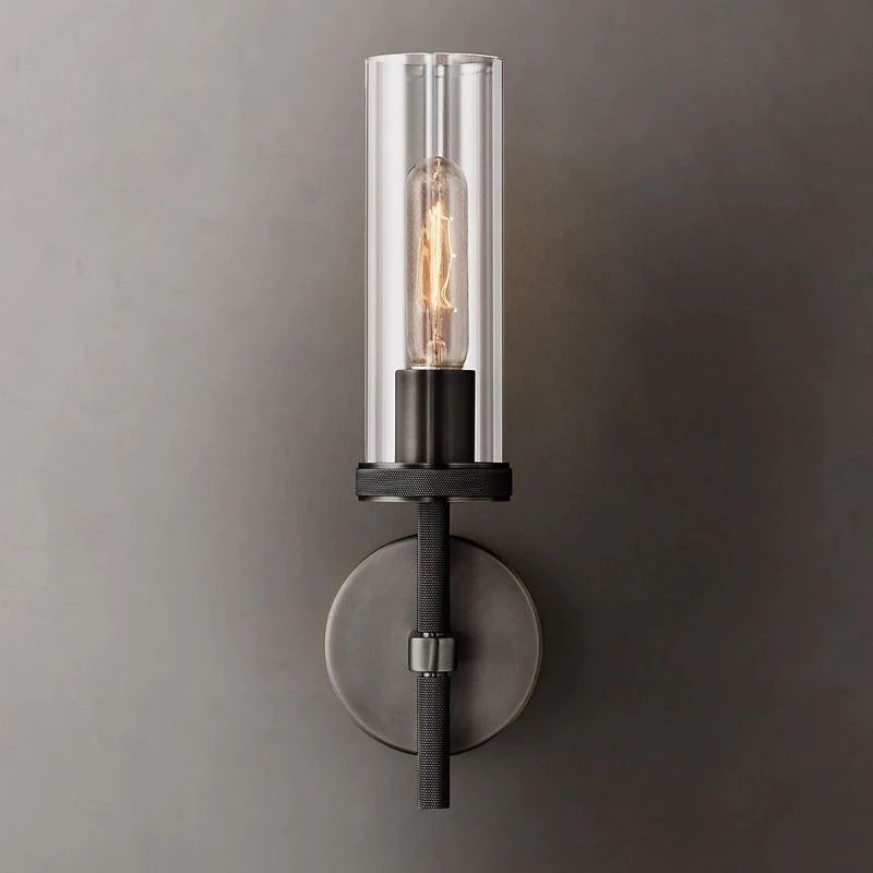 Roval Round Short Wall Sconce-Grace Lamp