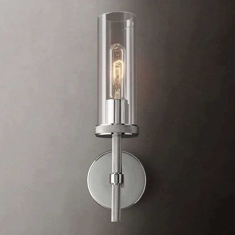 Roval Round Short Wall Sconce-Grace Lamp