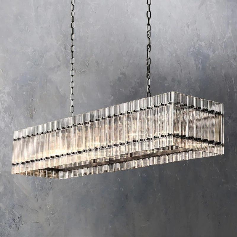 San Marco Rectangular Chandelier 54" - Grace Lamp