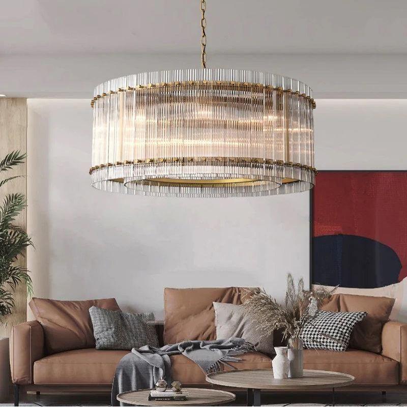 San Marco Round Chandelier 37" - Grace Lamp