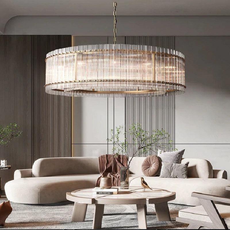 San Marco Round Chandelier 60" - Grace Lamp