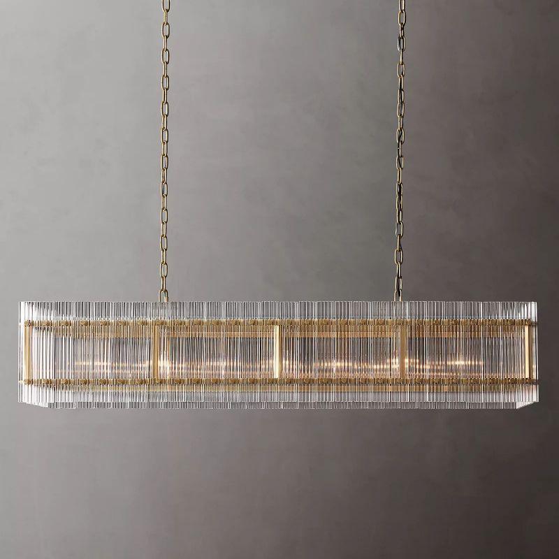 San Marco Rectangular Chandelier 54" - Grace Lamp