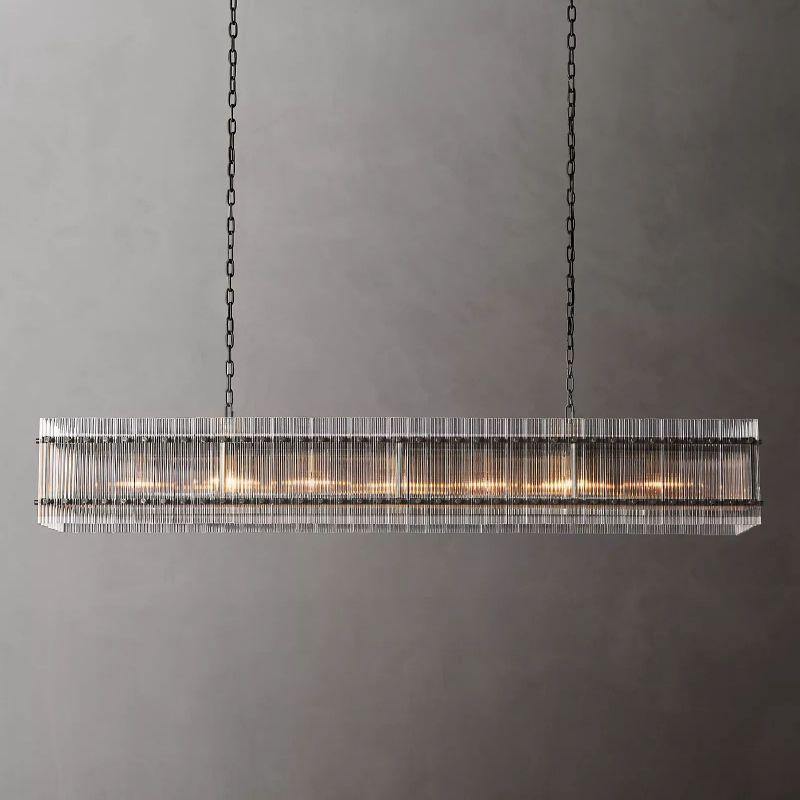 San Marco Rectangular Chandelier 72" - Grace Lamp