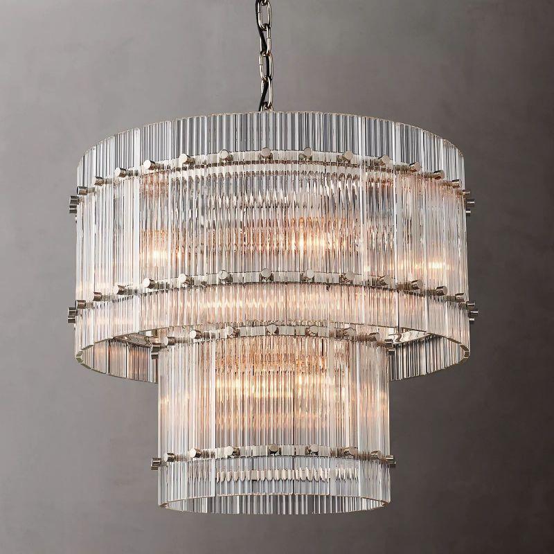 San Marco Two-tier Luxury Round Chandelier 22" - Grace Lamp