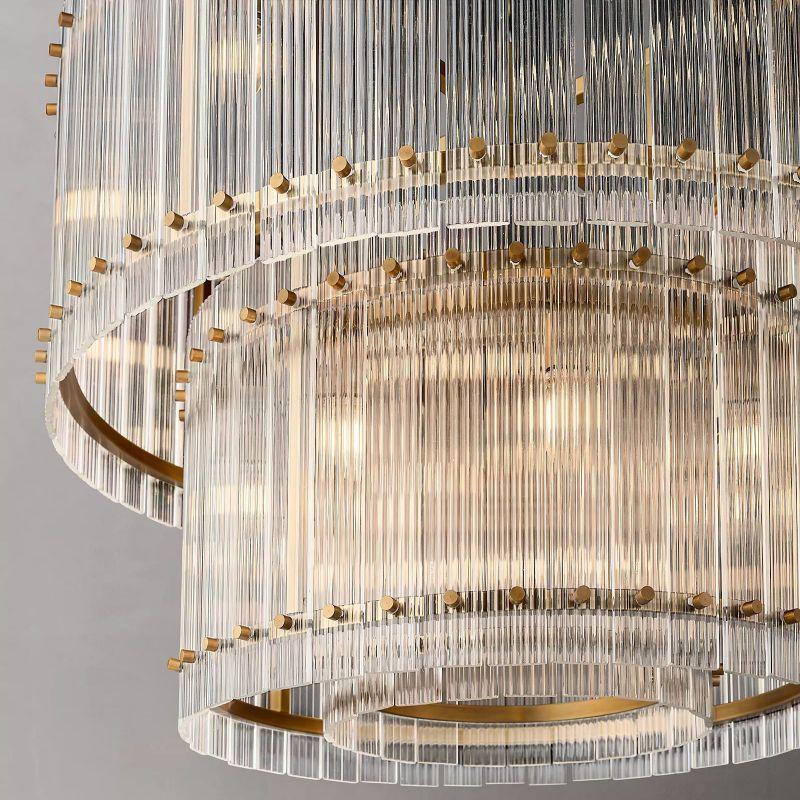 San Marco Two-tier Luxury Round Chandelier 37" - Grace Lamp