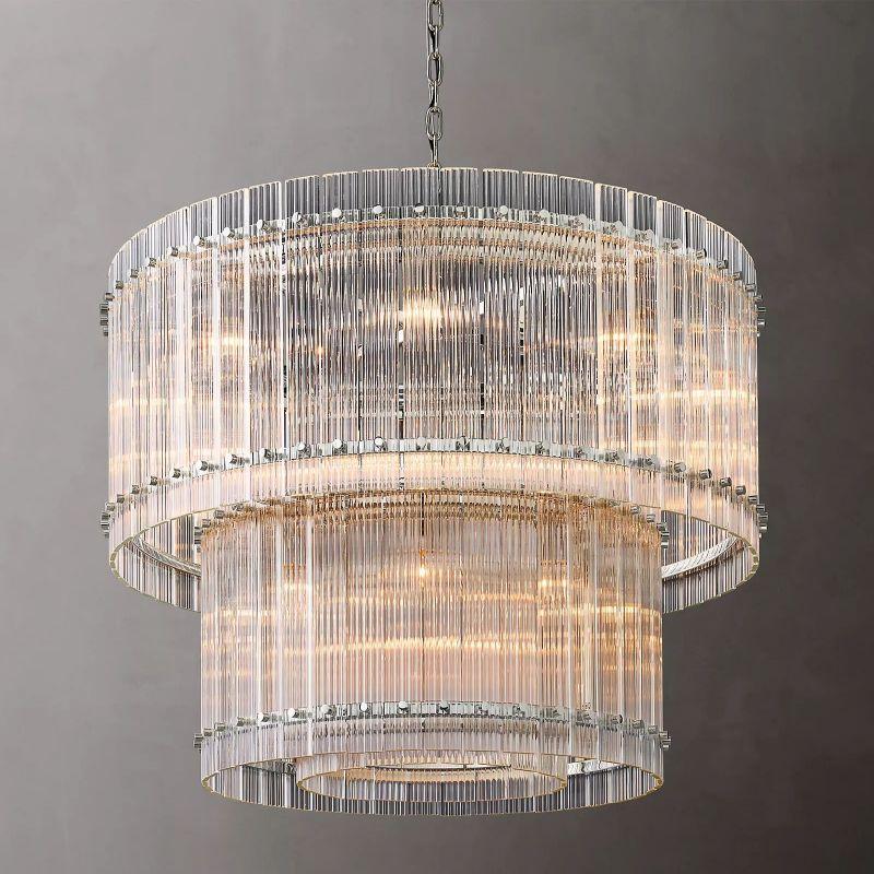 San Marco Two-tier Luxury Round Chandelier 37" - Grace Lamp