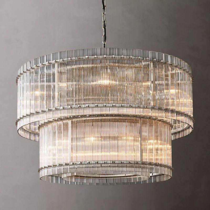 San Marco Two-tier Luxury Round Chandelier 48" - Grace Lamp