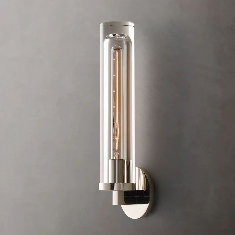 Sova Round Tube Bathroom Sconce - Grace Lamp