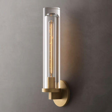 Savill Round Tube Sconce - Grace Lamp