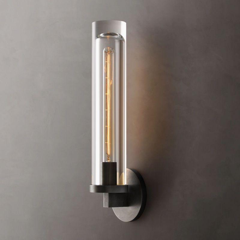 Savill Round Tube Sconce - Grace Lamp