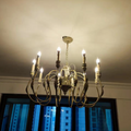 French Vintage Candle Chandelier for Living Room/Bedroom-Grace Lamp