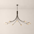 Shesara Clear Glass Round Chandelier