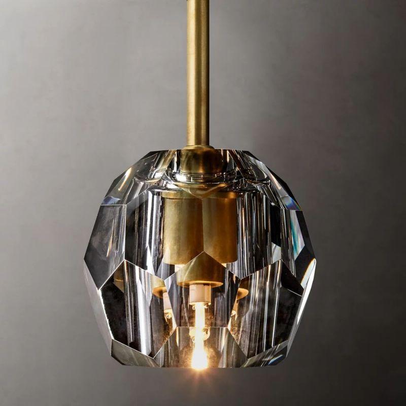 Boule Glass Rod Pendant - Grace Lamp