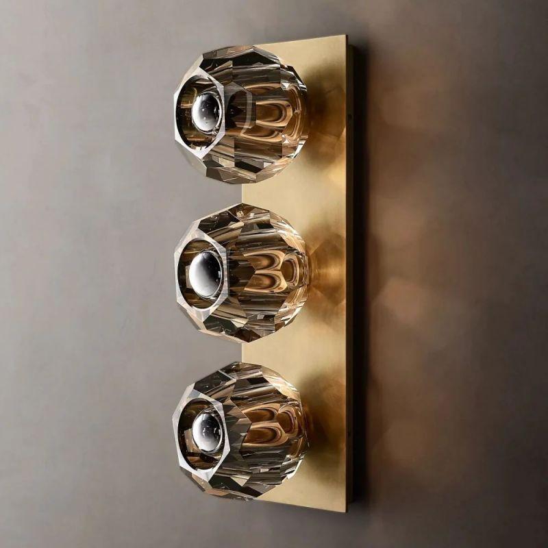 Boule Linear Crystal Sconce - Grace Lamp