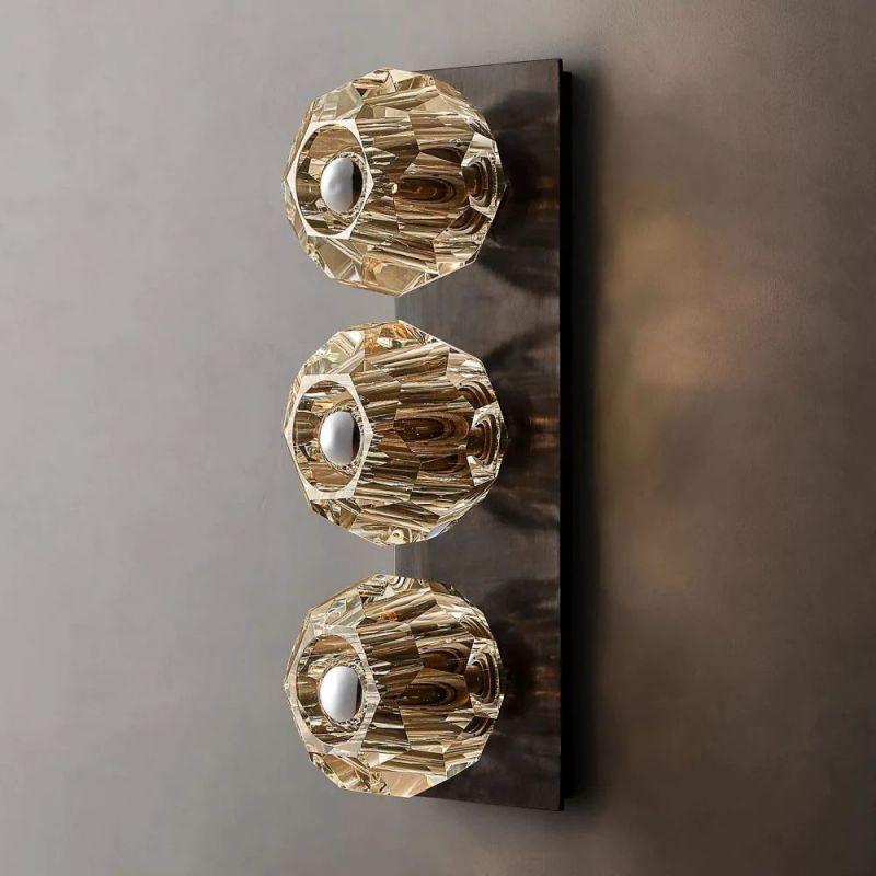 Boule Linear Crystal Sconce - Grace Lamp