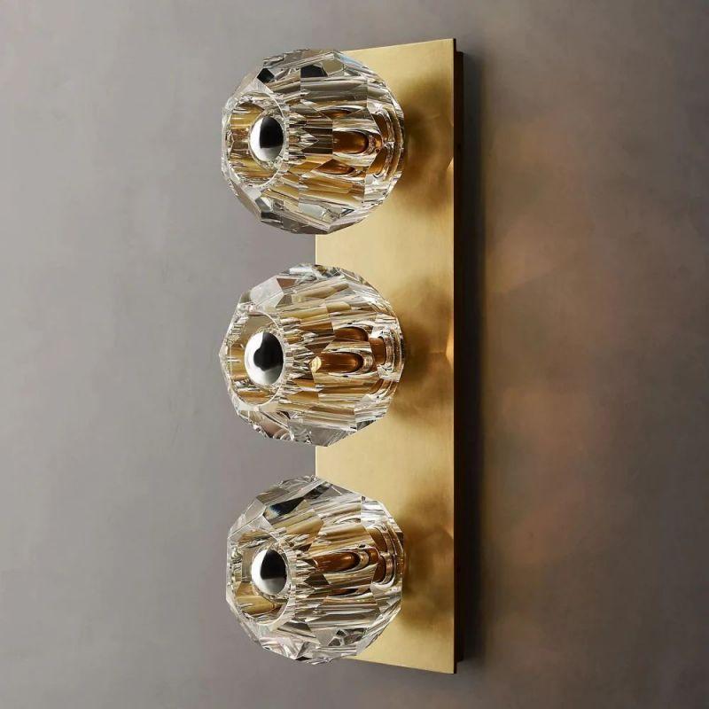 Boule Linear Crystal Sconce - Grace Lamp