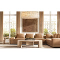Cielo Glass Round Chandelier 48” - Grace Lamp