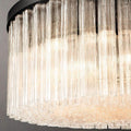 Cielo Glass Round Chandelier 48” - Grace Lamp