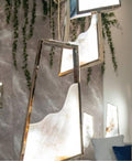 Modern Light Luxury Alabaster Chandelier in Gold Finish - Grace Lamp