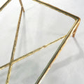 Hand-Forged Glass Rectangular Coffee Table - Grace Lamp