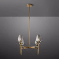 Tulip Crystal Round Chandelier 27'' - Grace Lamp