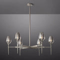 Tulip Crystal Round Chandelier 42'' - Grace Lamp