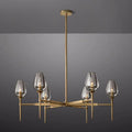Tulip Crystal Round Chandelier 42'' - Grace Lamp