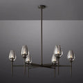 Tulip Crystal Round Chandelier 42'' - Grace Lamp