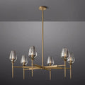 Tulip Crystal Round Chandelier 42'' - Grace Lamp