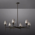 Tulip Crystal Round Chandelier 42'' - Grace Lamp