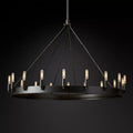 Camino Vintage Filament Round Chandelier 38‘’D - Grace Lamp