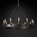 Camino Vintage Filament Round Chandelier 26''D - Grace Lamp