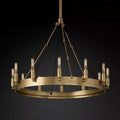 Camino Vintage Filament Round Chandelier 26''D - Grace Lamp