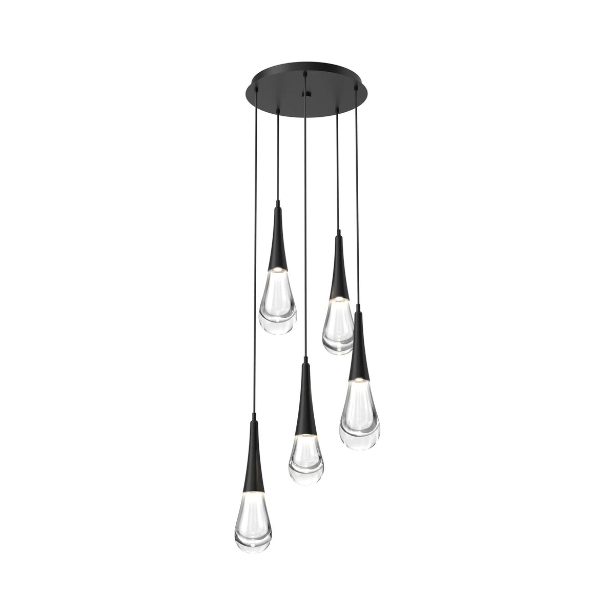 Water Drop Round LED Chandelier-Grace Lamp
