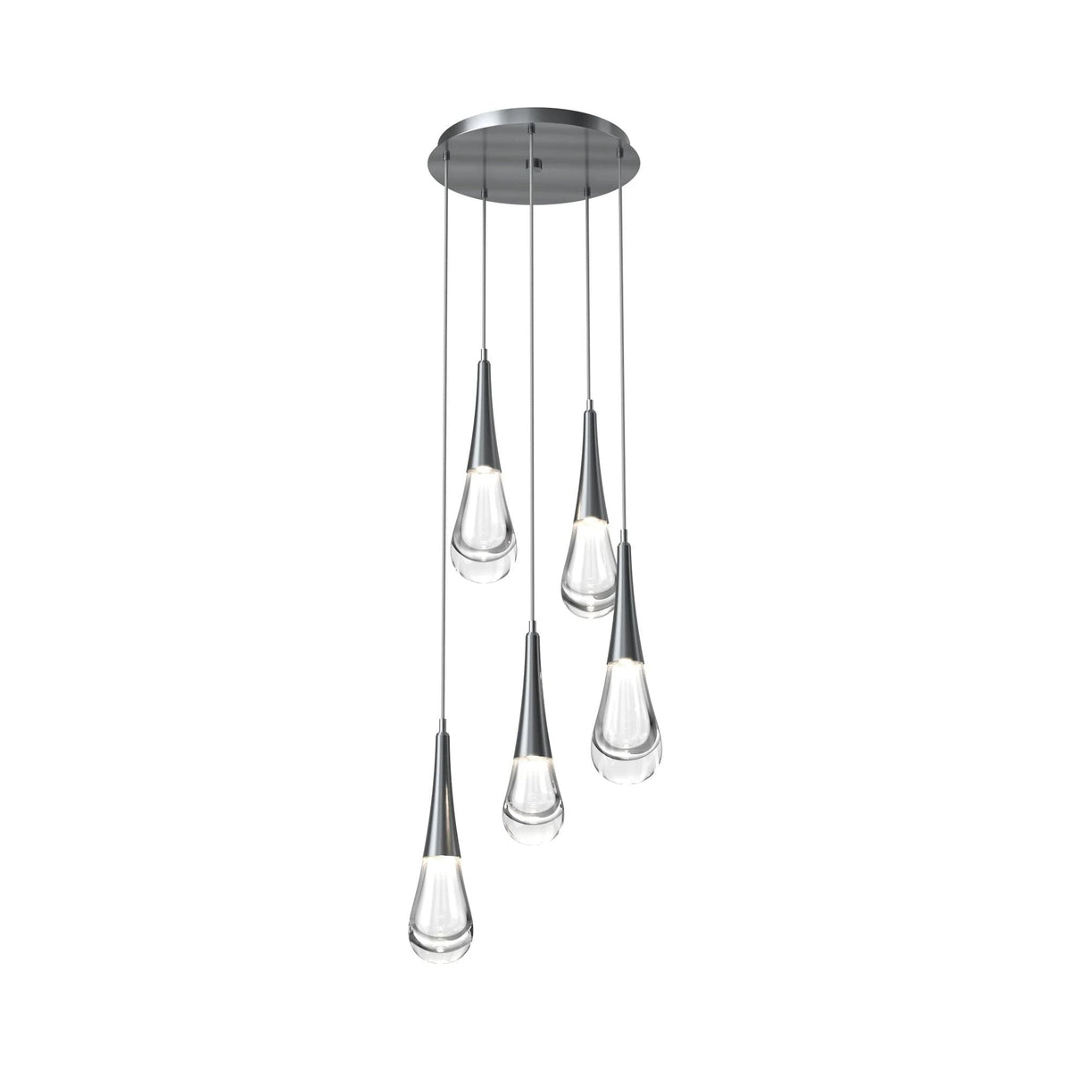 Water Drop Round LED Chandelier-Grace Lamp