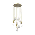 Water Drop Round LED Chandelier-Grace Lamp