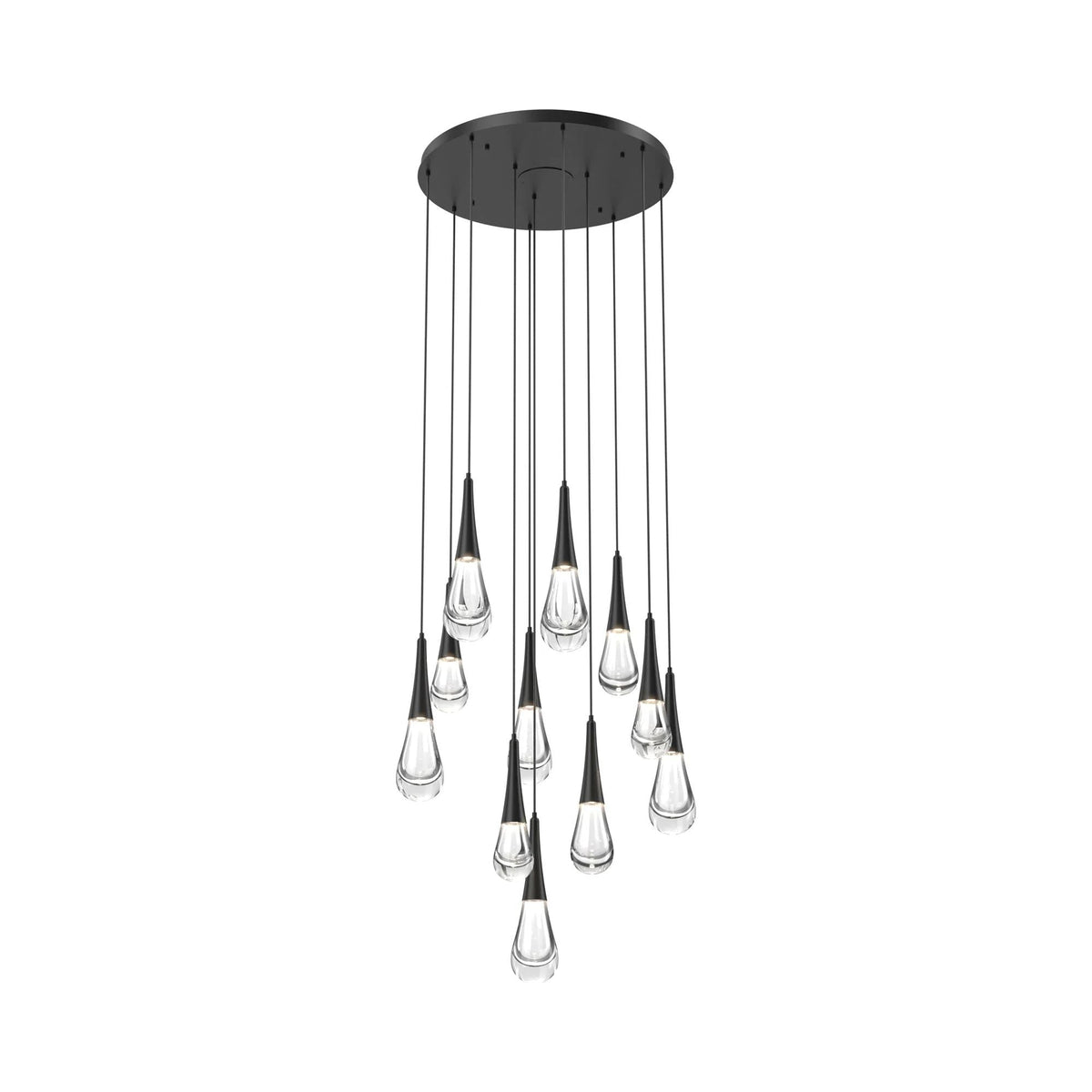Water Drop Round LED Chandelier-Grace Lamp