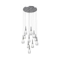 Water Drop Round LED Chandelier-Grace Lamp