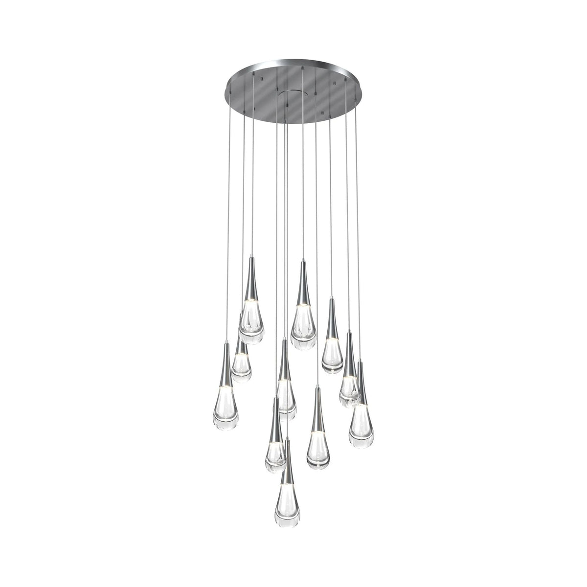 Water Drop Round LED Chandelier-Grace Lamp