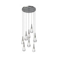 Water Drop Round LED Chandelier-Grace Lamp