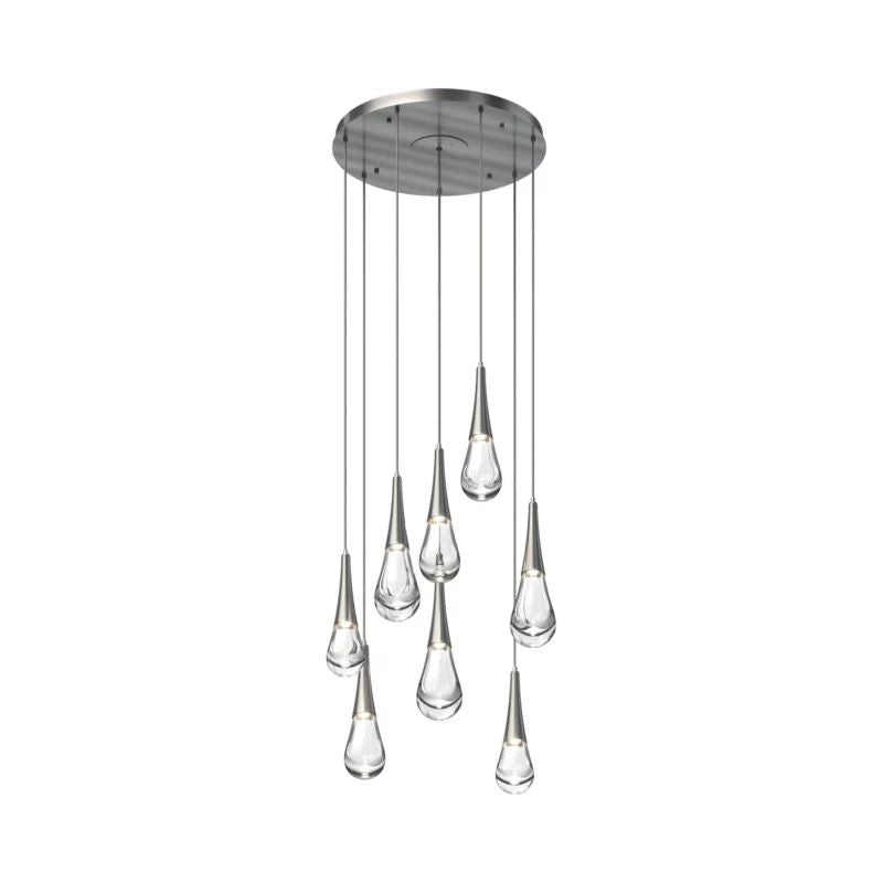 Water Drop Round LED Chandelier-Grace Lamp