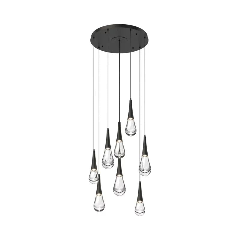 Water Drop Round LED Chandelier-Grace Lamp